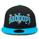 SB X NEW ERA ANGEL AZUL FITTED HAT - BLACK