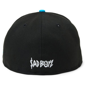 SB X NEW ERA ANGEL AZUL FITTED HAT - BLACK