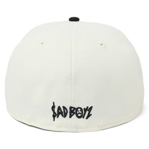 SB X NEW ERA SAD BOYZ LOGO FITTED HAT - WHITE