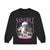 SADGIRLZ CHERUB CREW FLEECE - BLACK