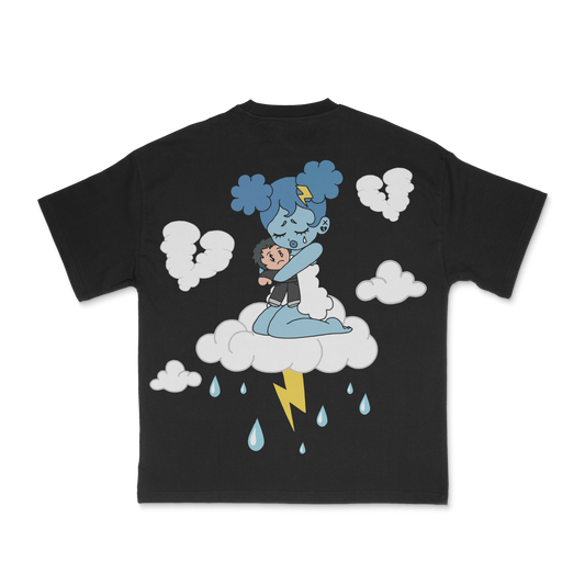 Sad Girlz Plushy Tee Black