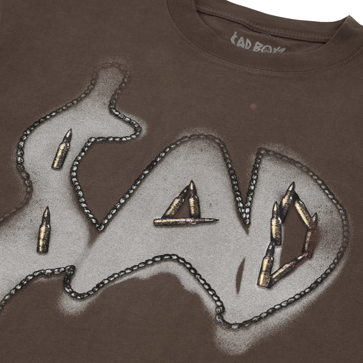 BROWN DOG TAG TEE