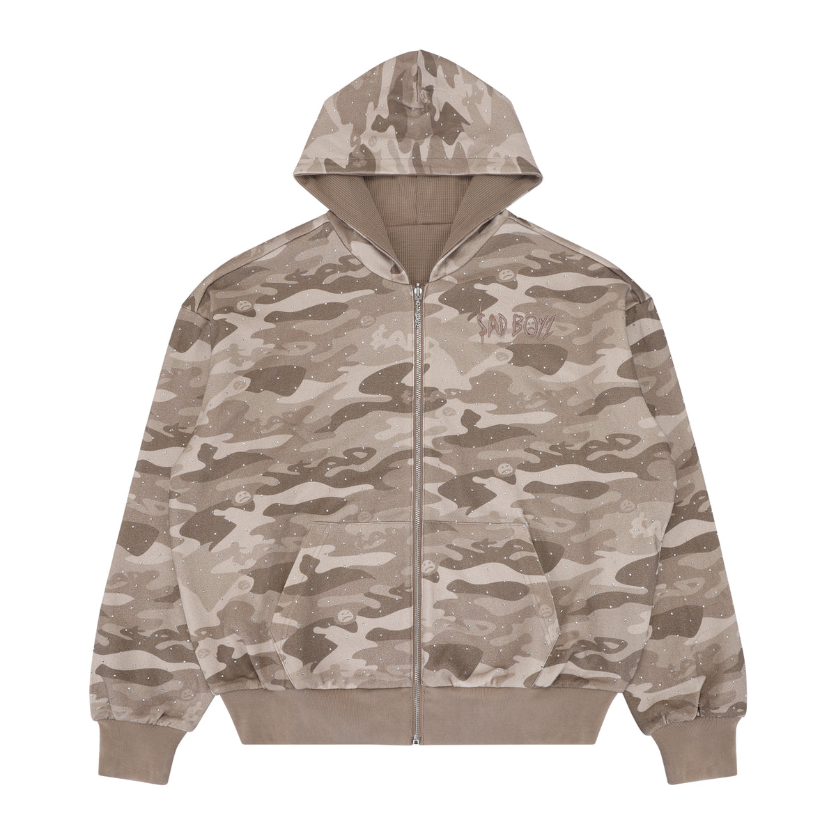 DESERT CAMO ZIP UP
