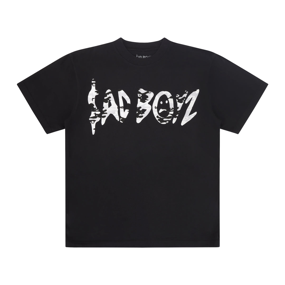 BLACK CAMO LOGO TEE