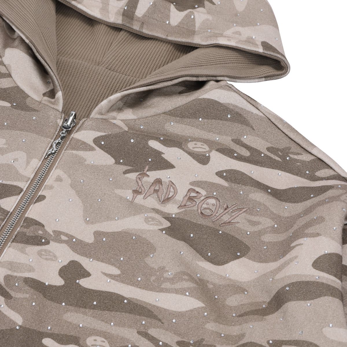 DESERT CAMO ZIP UP