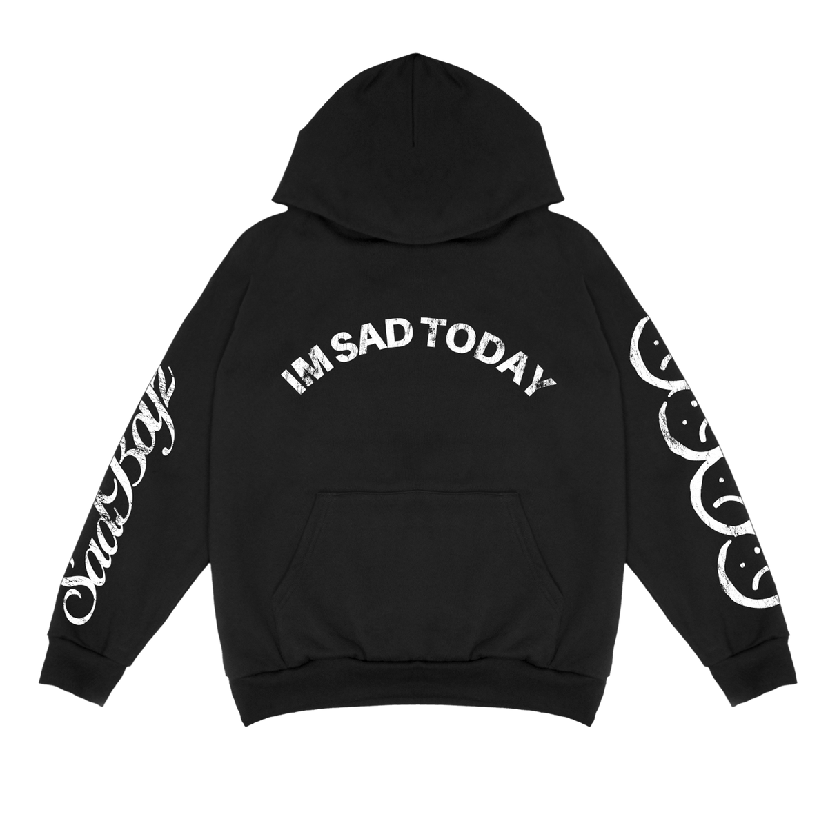 I'm Sad Today Hoodie Black