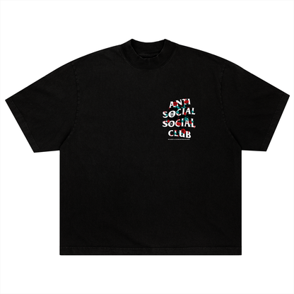 SADBOYZ x ASSC MILES DE ROSAS TEE - BLACK