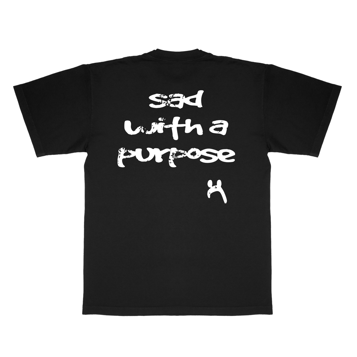 Sad With a Purpose Tee Black