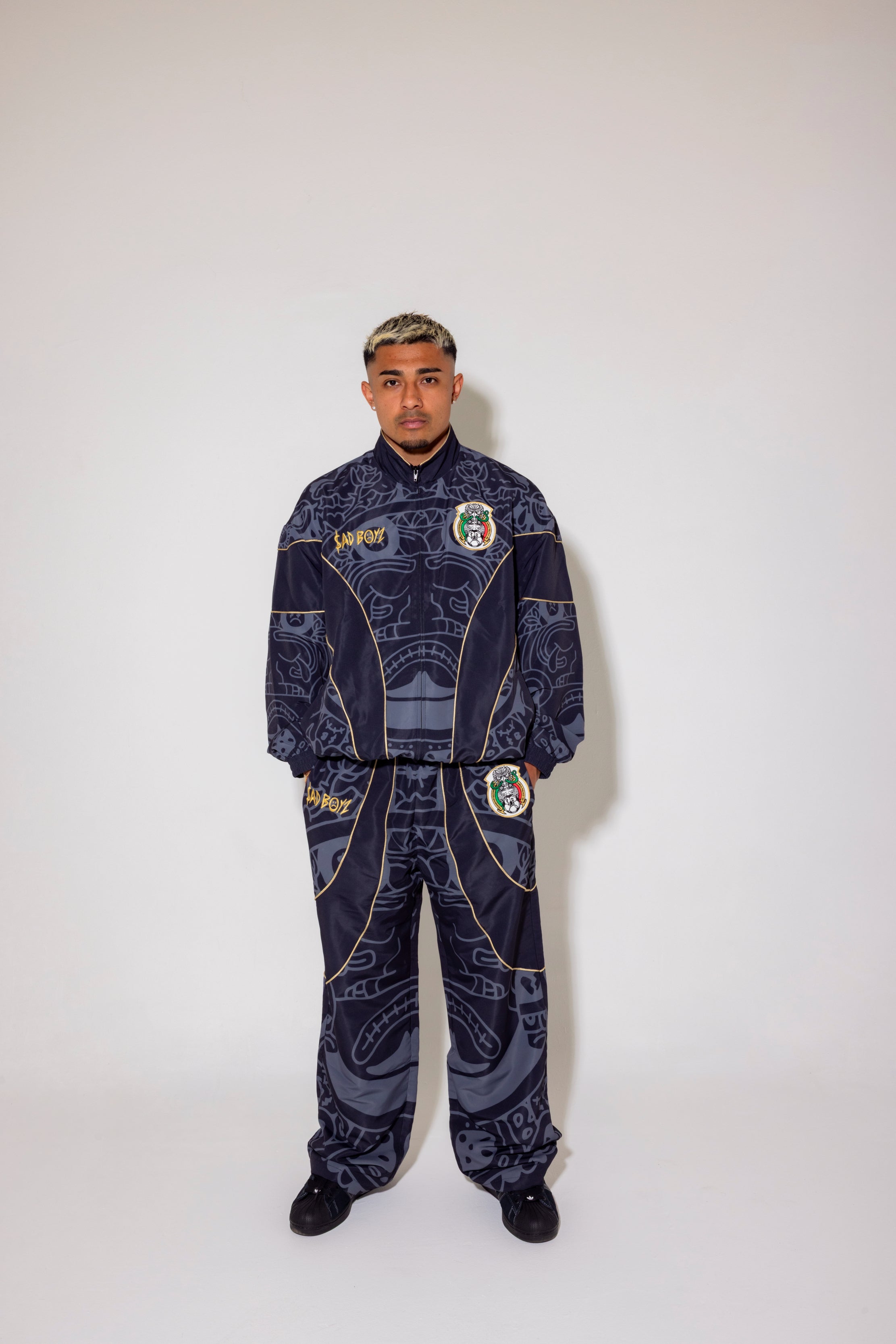 LIGA SAD BOYZ WARM UP TRACK PANT BLACK - Sad Boyz