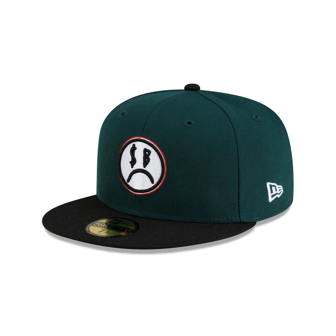 SB X NEW ERA MUSICA HAT GREEN - front left facing