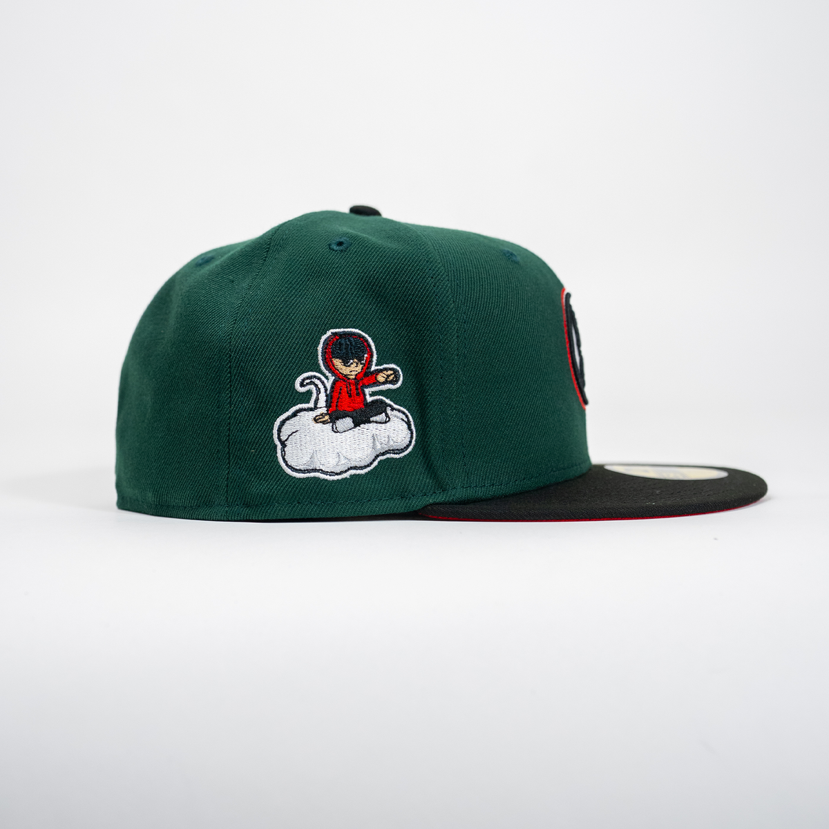 SB X NEW ERA MUSICA HAT GREEN - side patch